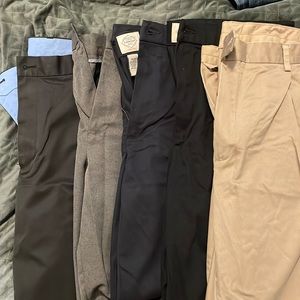 Variety of Men’s dress pants- different brands. 5 pairs